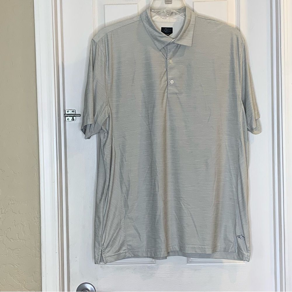 Greg Norman Gray Golf Polo Size XXL Shalimar Golf Club